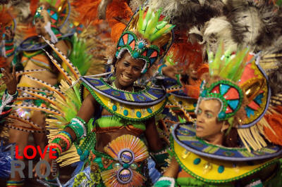 rio de janeiro brazilian carnival parades, queens and floats
