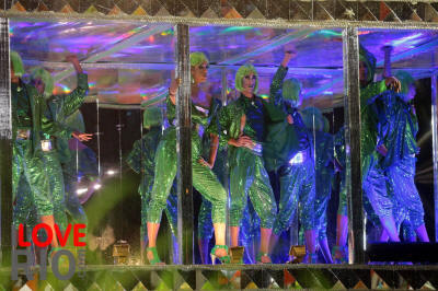 rio de janeiro brazilian carnival parades, queens and floats