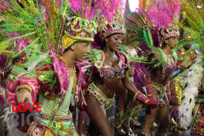 rio de janeiro brazilian carnival parades, queens and floats