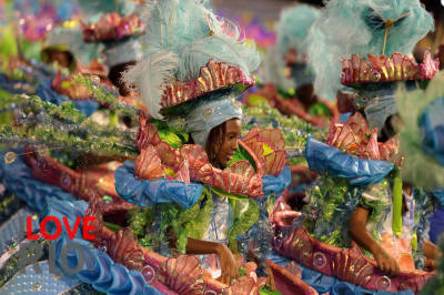 rio de janeiro brazilian carnival parades, queens and floats