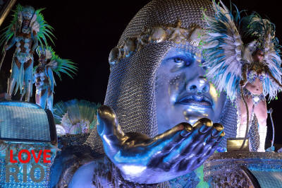 rio de janeiro brazilian carnival parades, queens and floats